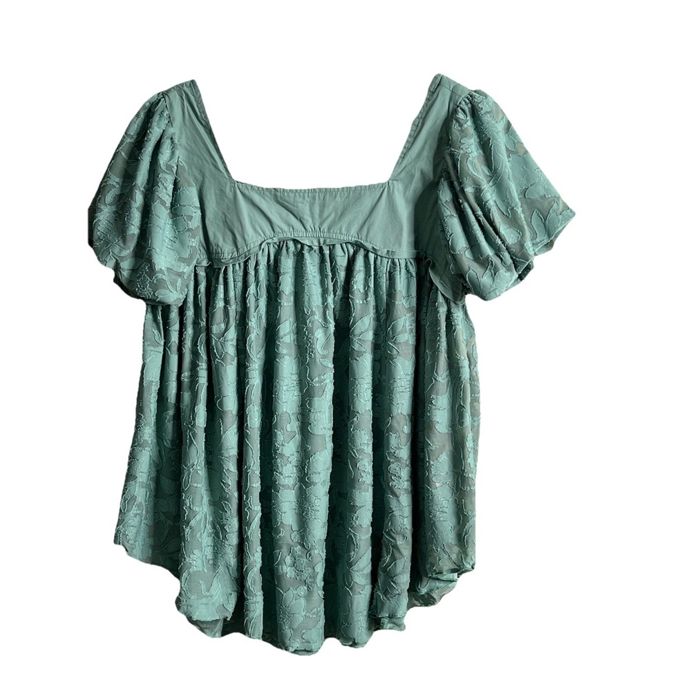 Free People Sunrise To Sunset Fairycore Puff Sleeve Top Women Size S